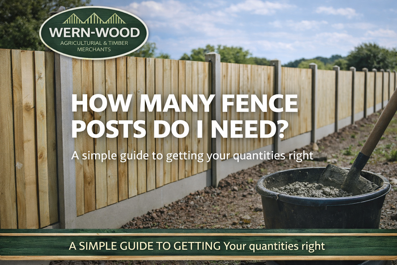 How many fence posts do I need?