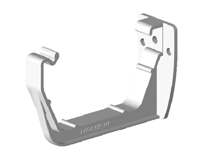 White Square Gutter Fascia Bracket uPVC – FRS609