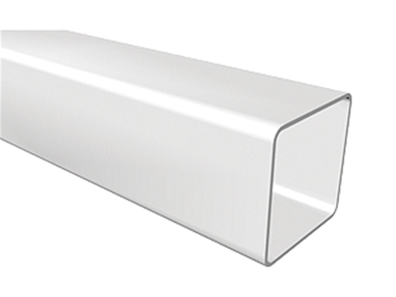 2.75m Square Downpipe White uPVC Rainwater Pipe – FSP275