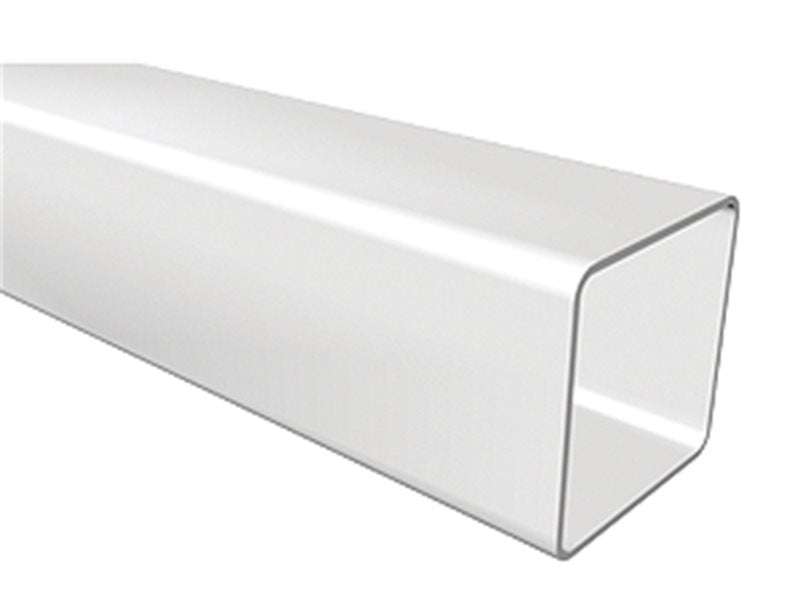5.5m Square Downpipe White uPVC Rainwater Pipe – FSP550