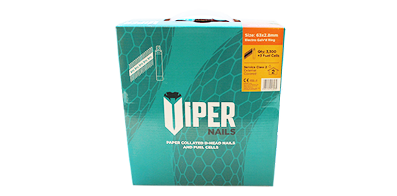 Viper Collated Gun Nails – Galvanised, No Gas