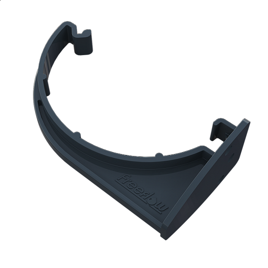 Black Deepflow Gutter Fascia Bracket uPVC – FDF609