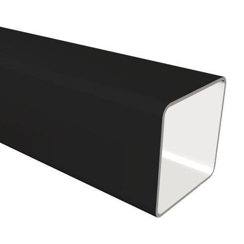 2.75m Square Downpipe Black uPVC Rainwater Pipe – FSP275BL