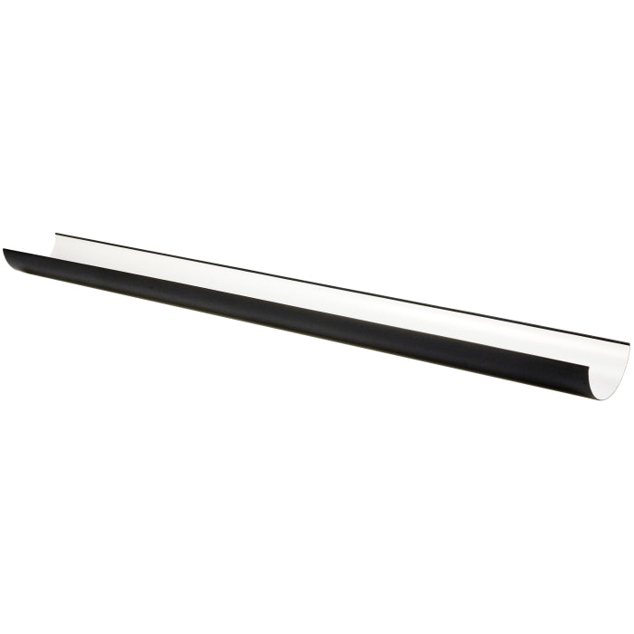 4 m Round Gutter Black uPVC Rainwater Guttering – FRG400BL