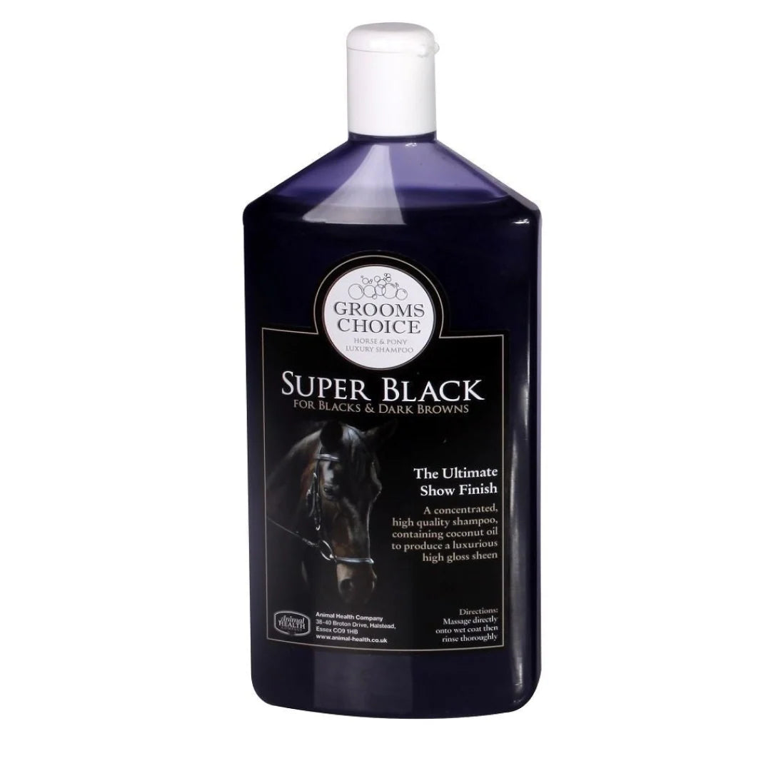 Grooms Super Black Shampoo 500ml - Wern-wood