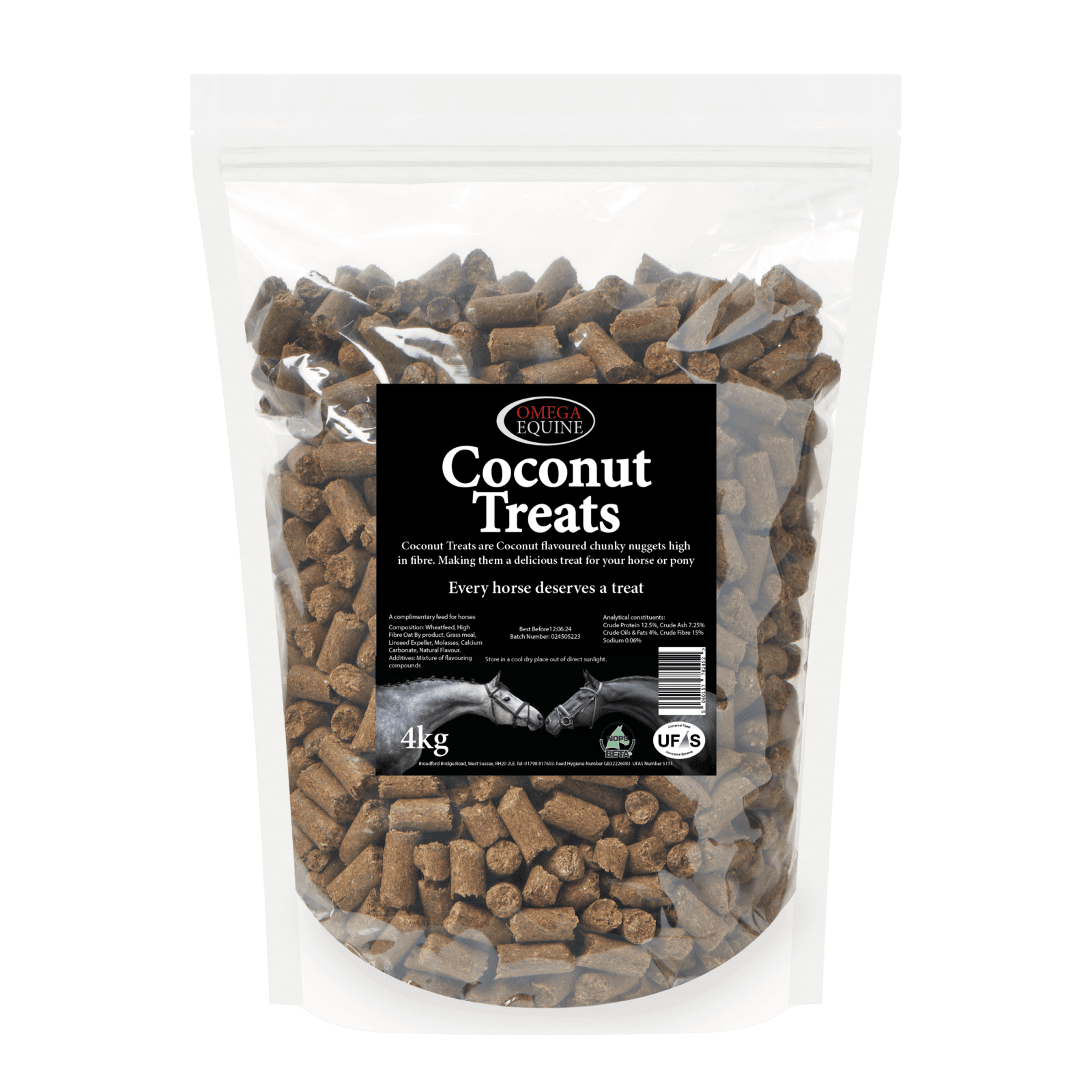 Omega Equine Treats - Coconut - 4kg
