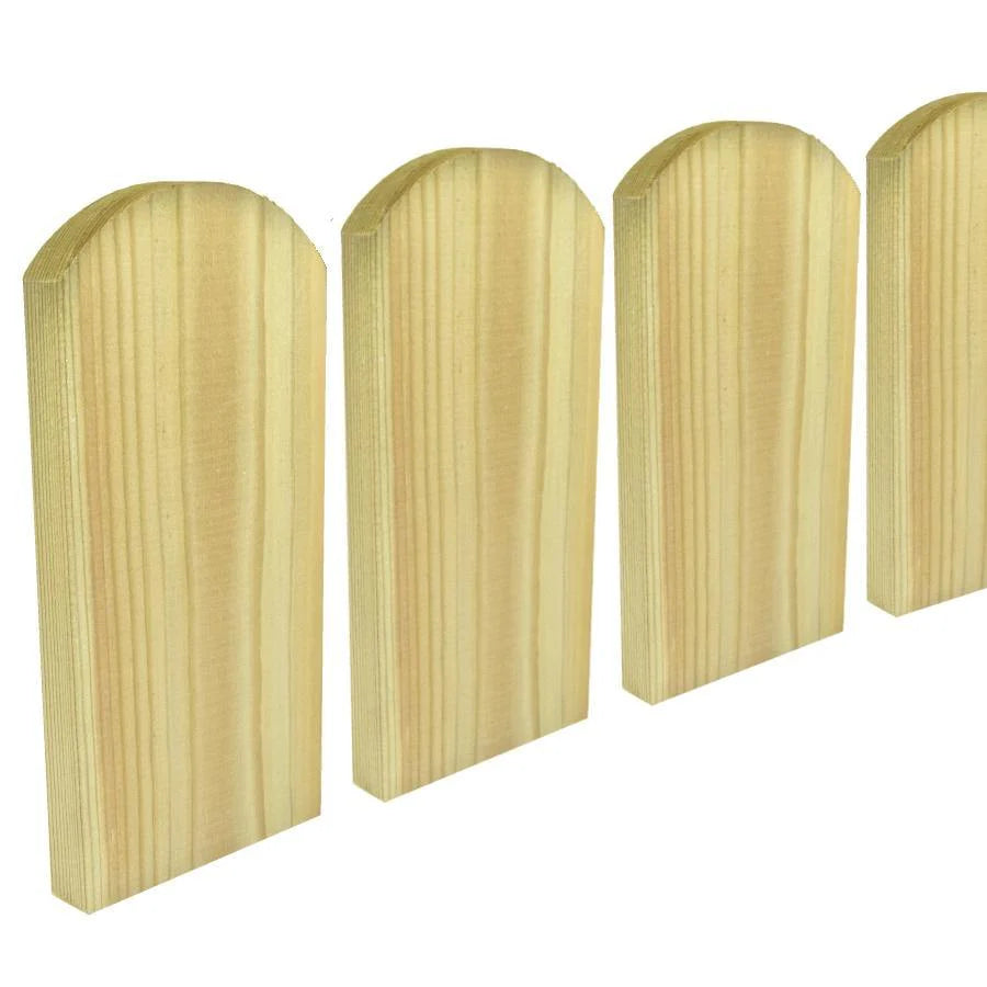 Treated Round Top Picket Fence Pale – 90mm x 18mm