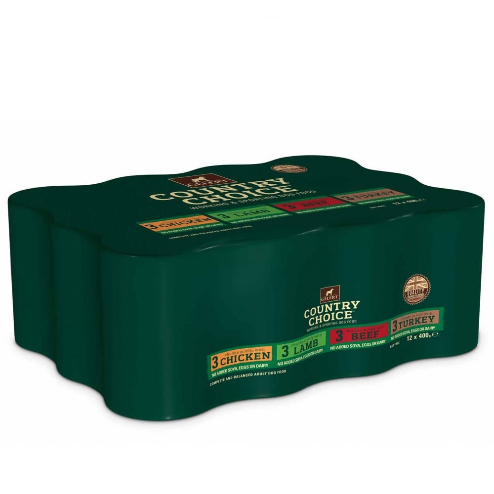 Country Choice Dog Tins - 12 x 400g
