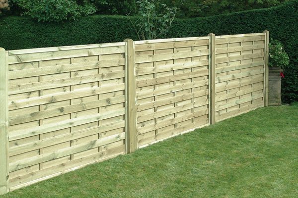 Premium Horizontal Hit and Miss Fence Panel