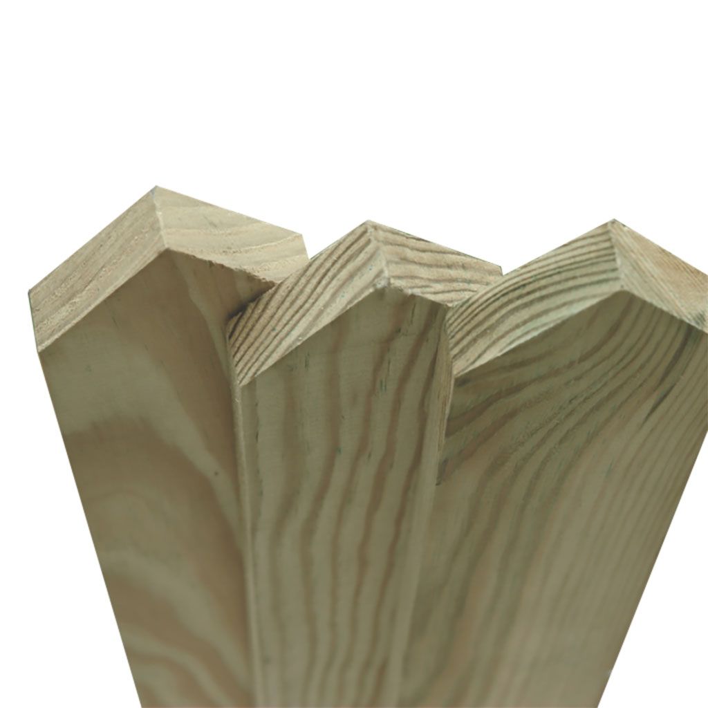 Treated Pointed Top Picket Fence Pale – 75mm x 18mm