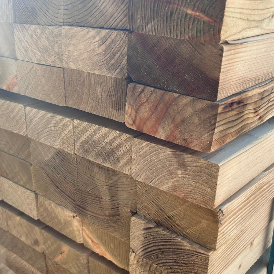 4" x 2" x 3.6m C24 Brown Treated