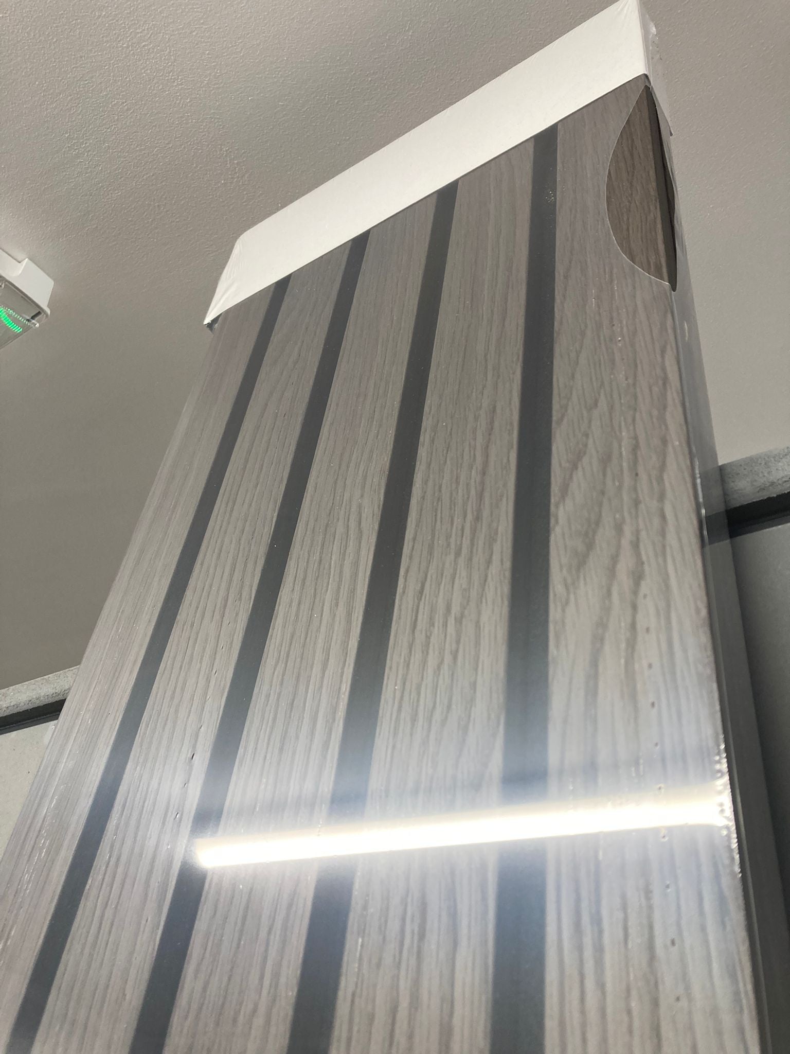 Acoustic Wall Panel - Rovere Cenere - 2.6m x 0.3m - 2pcs