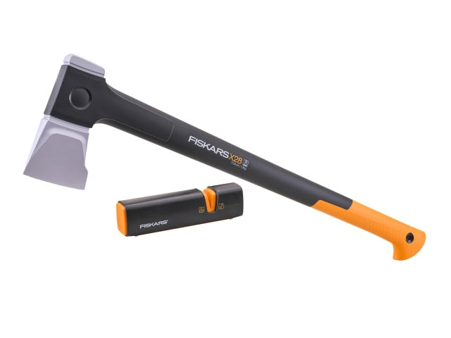 Fiskars Splitting Axe and Sharpener
