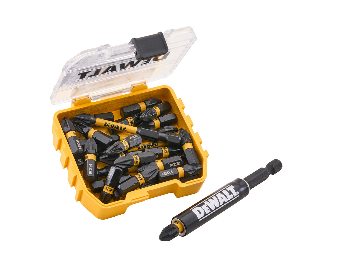 DeWalt 25 Piece PZ2 Bit Set with Magnetic Adaptor
