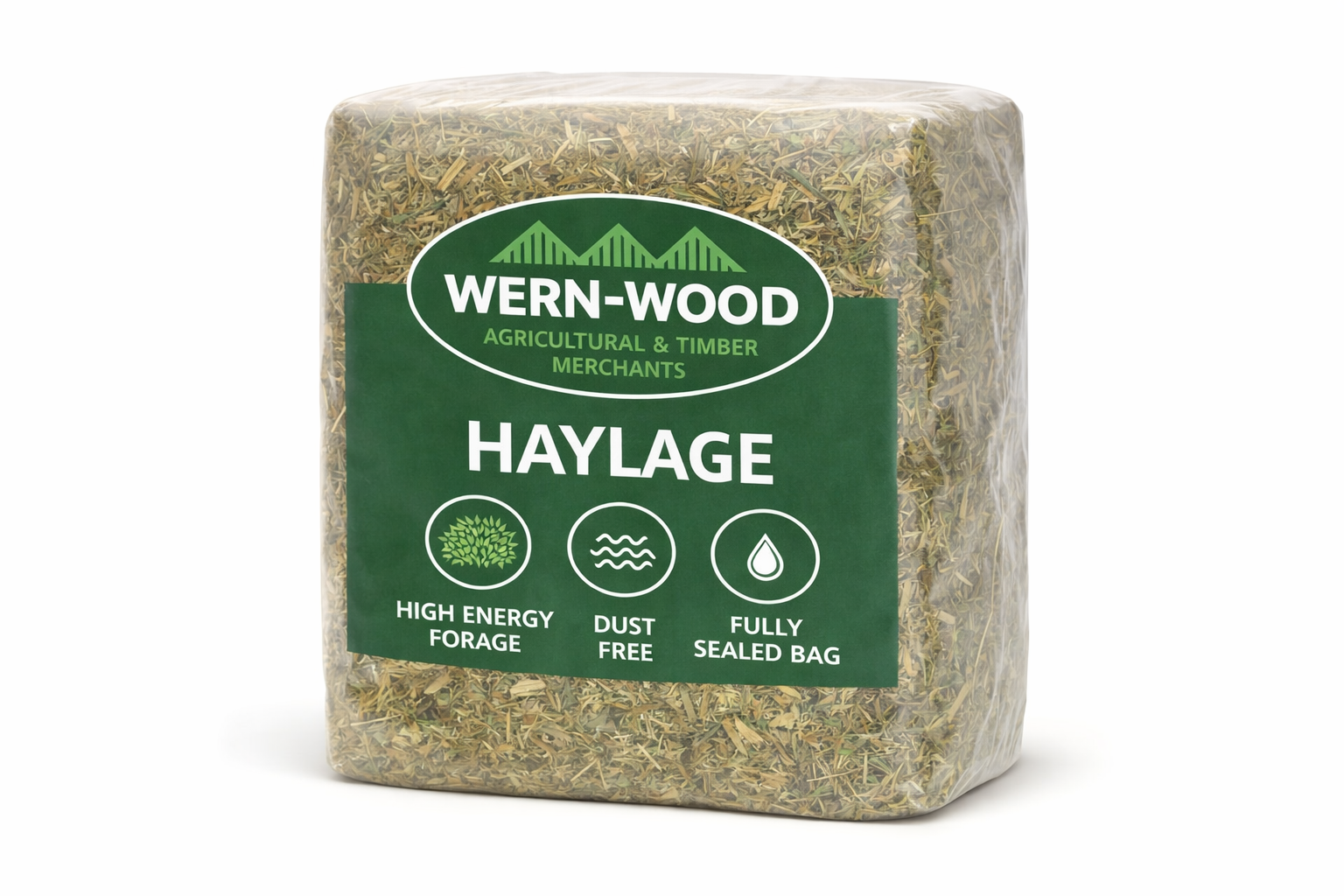Bagged Haylage - Wern-wood