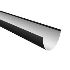 4m Deepflow Gutter Black uPVC Roof Guttering – FDG400