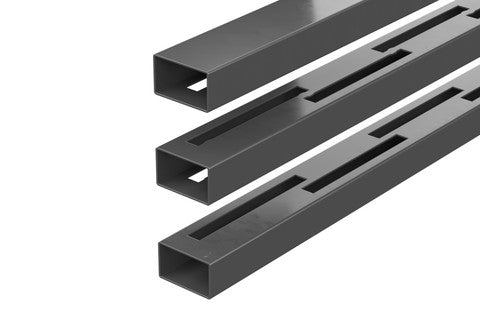 DuraPost VENTO Fence Panel Rails – 1829mm – Pack of 3 – Anthracite Grey