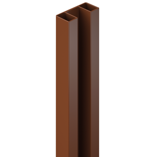 DuraPost VISTA Aluminium Infill Profile Set – Special Order Colours – Sepia Brown