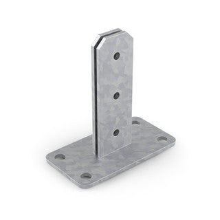DuraPost Classic Bolt Down Post Support 150mm Galvanised