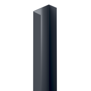 DuraPost Classic post end infill 2.1m anthracite grey