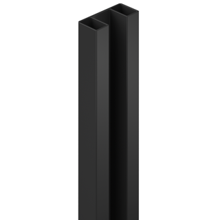 DuraPost VISTA aluminium infill profile set black