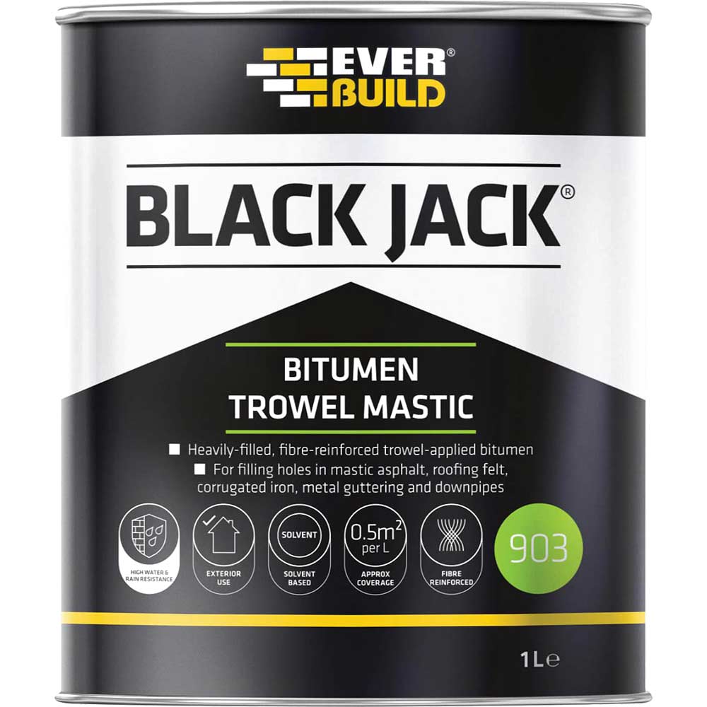 Everbuild Black Jack 903 Bitumen Roof Repair Mastic
