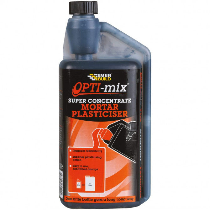 Everbuild OPTI-mix Mortar Plasticizer 1 Litre