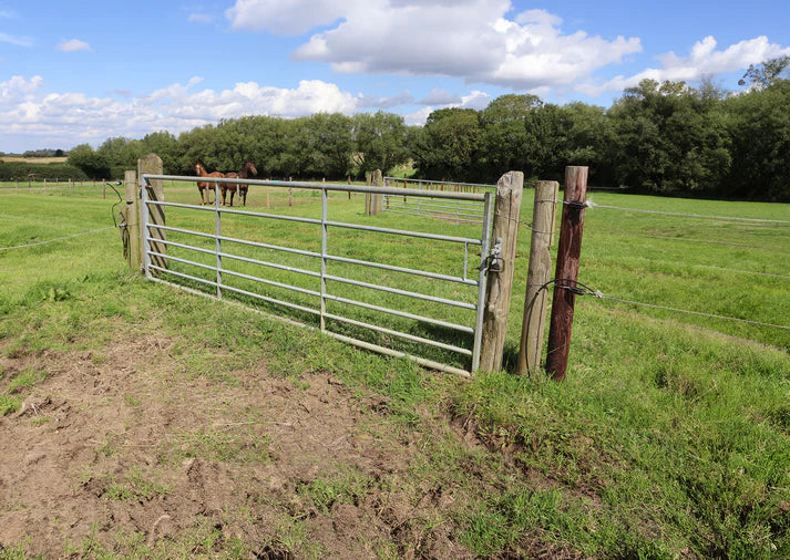 Metal Farm Gate with Fixing Kit – Channel & Box - Wern-wood