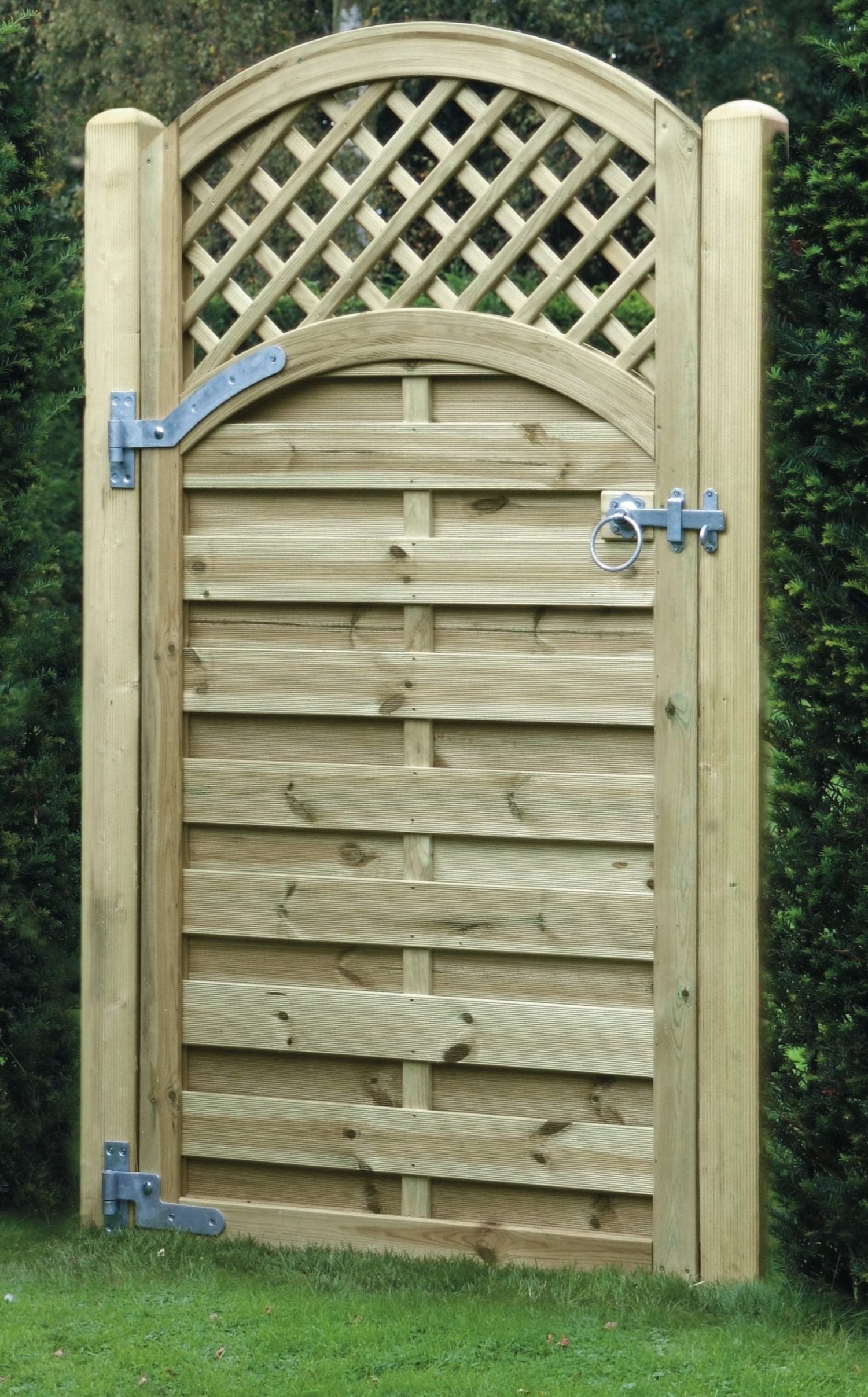 Garden Gate Arched Top Lattice