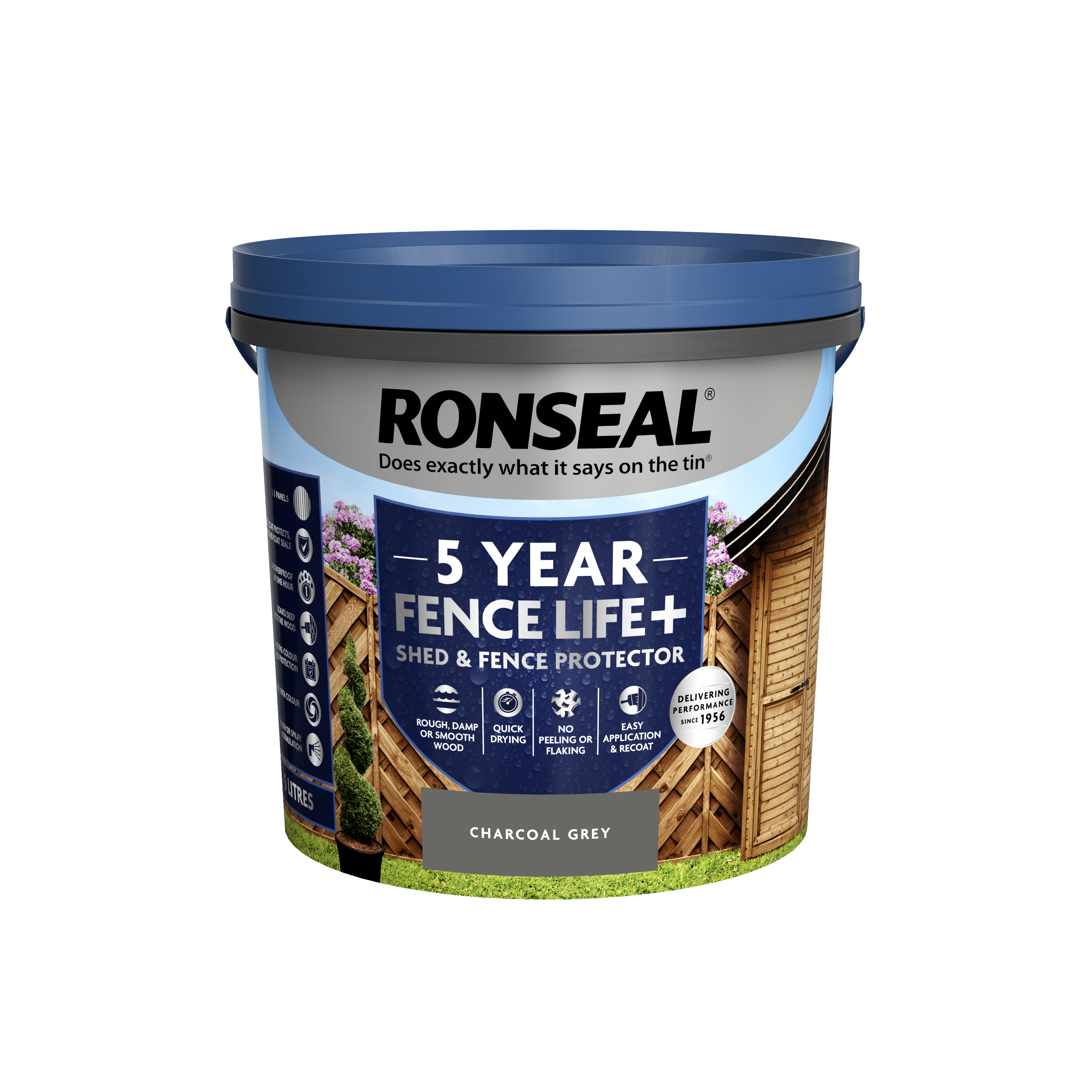 Ronseal Fence Life Plus Charcoal Grey 5L