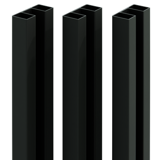 DuraPost HORIZON aluminium infill profiles black