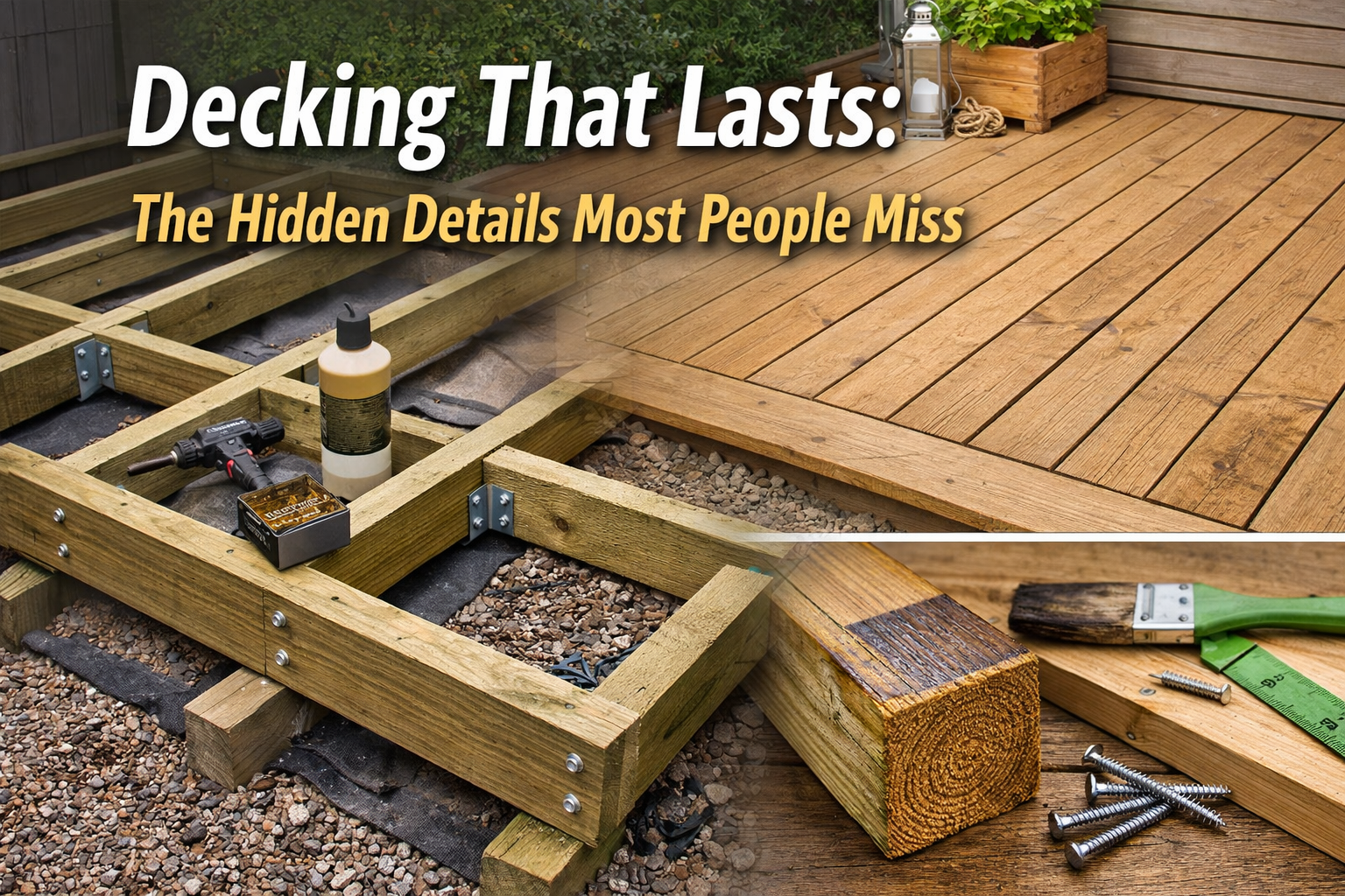Decking That Lasts: The Hidden Details Most People Miss