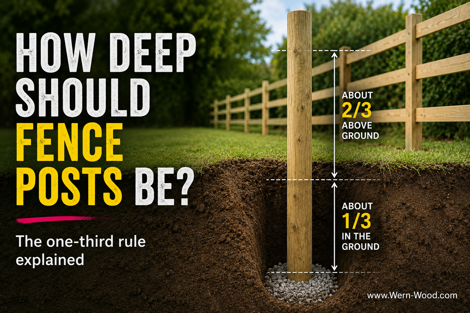 Your Fence Posts Are Probably Too Shallow