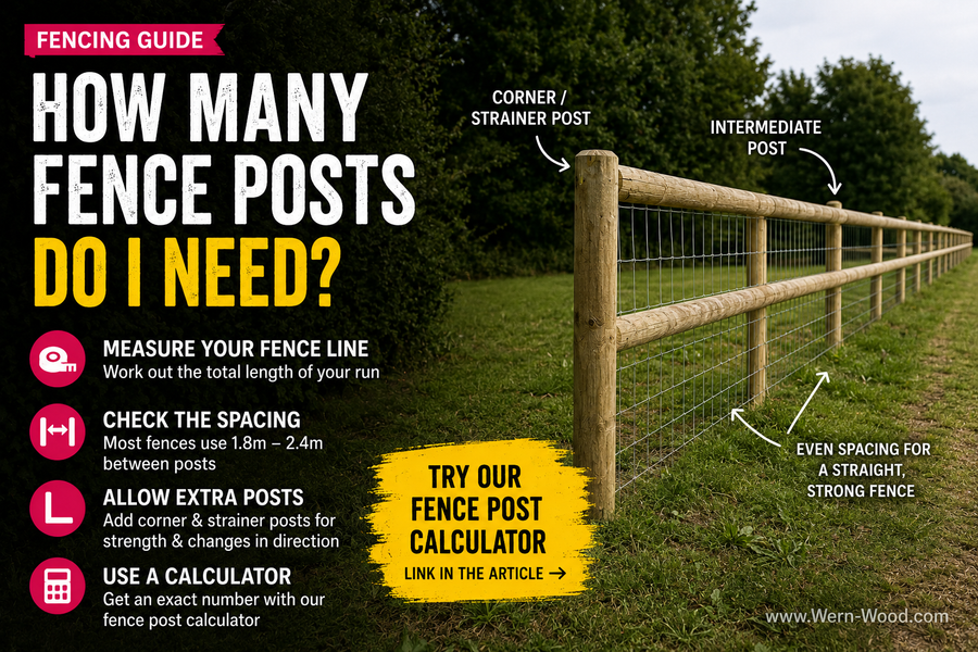 How many fence posts do I need?