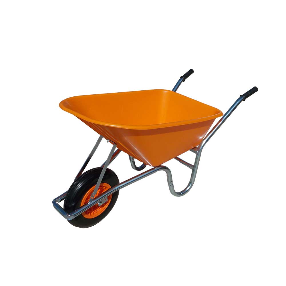 110L Puncture-Proof Wheelbarrow – Pink, Purple & Orange