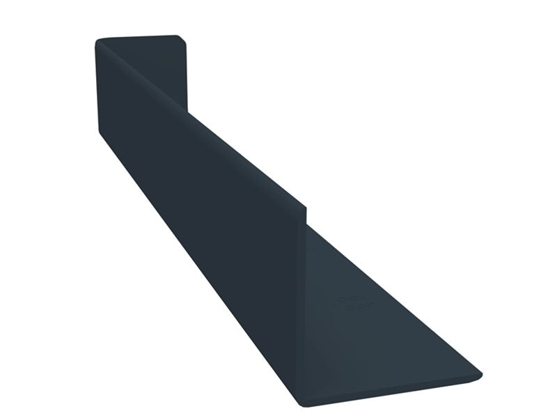 300mm uPVC Fascia External Corner Black Ash Wood Grain Square Leg – FWXWGB