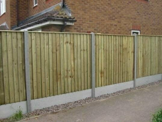 Treated Featheredge Fence Panel - Fully Framed Closeboard