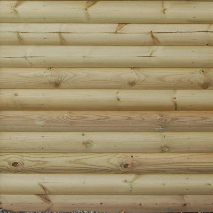 22 x 125mm Treated Softwood Loglap Cladding – 4.8m Length