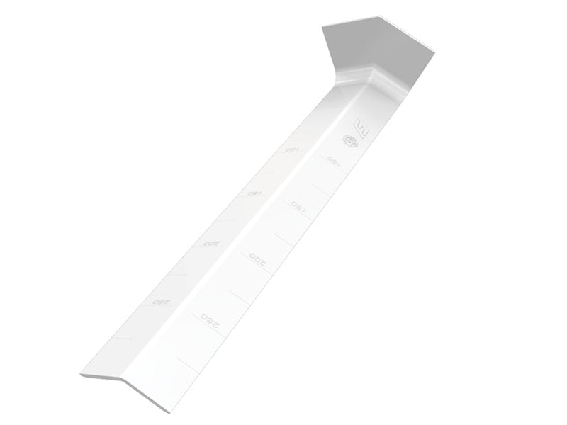 uPVC Fascia 135° Internal Corner White Square Leg – FWFXI