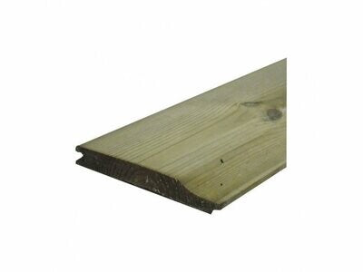 19×125mm Pressure Treated Redwood Shiplap Cladding