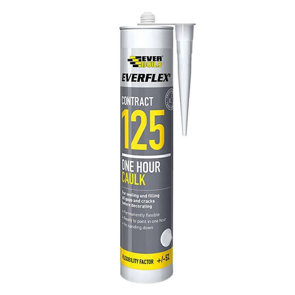 Everbuild 125 One Hour Caulk – 300ml