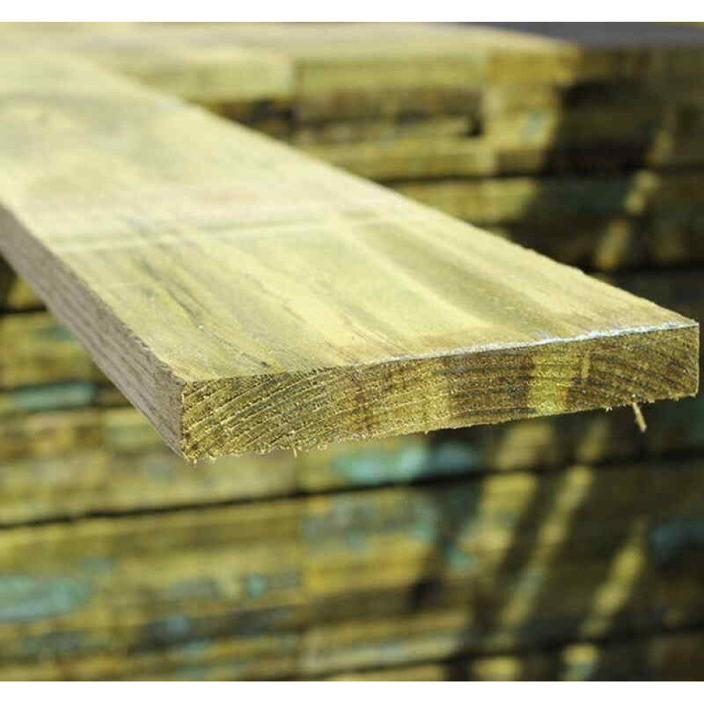 Treated Softwood Gravel Boards – Pressure Treated Fence Base Boards - Wern-wood