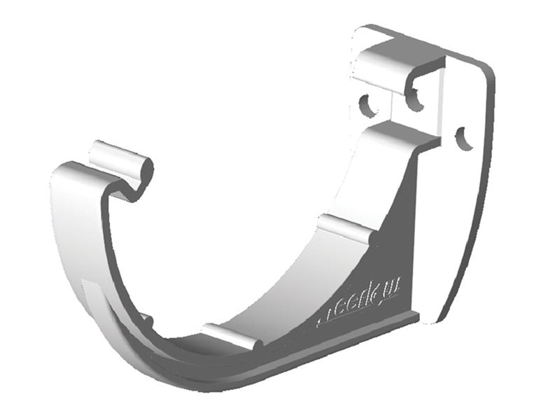 White Round Gutter Fascia Bracket uPVC – FRR609