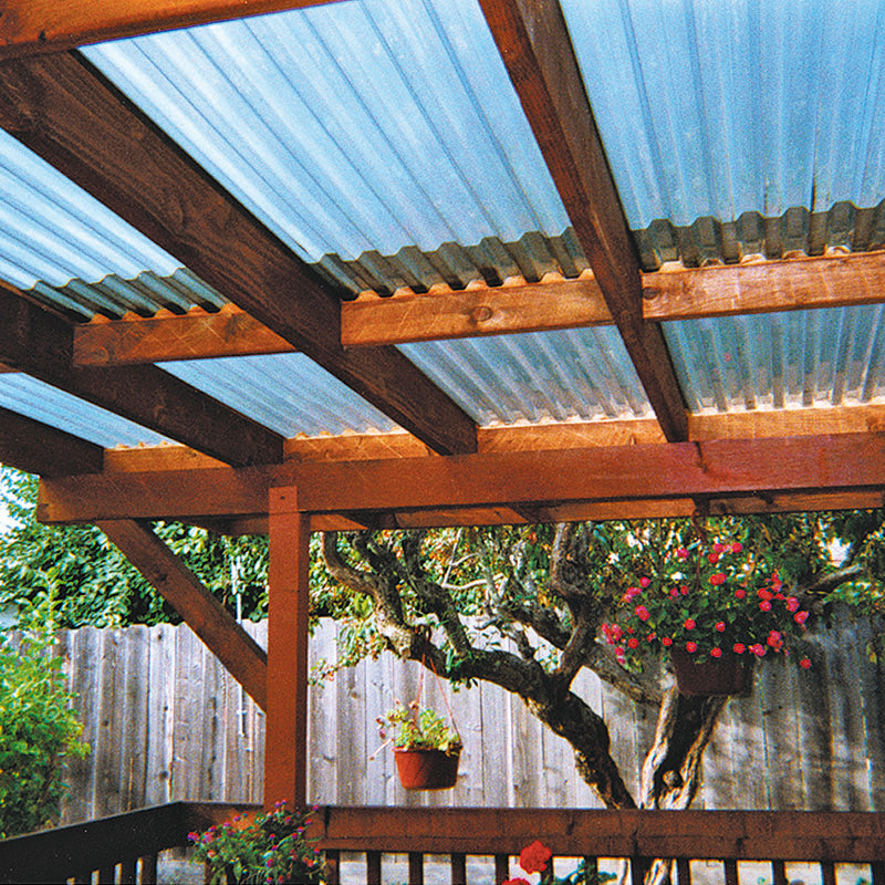 Clear PVC Corrugated Roofing Sheet – 3-ASB Profile – 0.8 mm Thick - Wern-wood