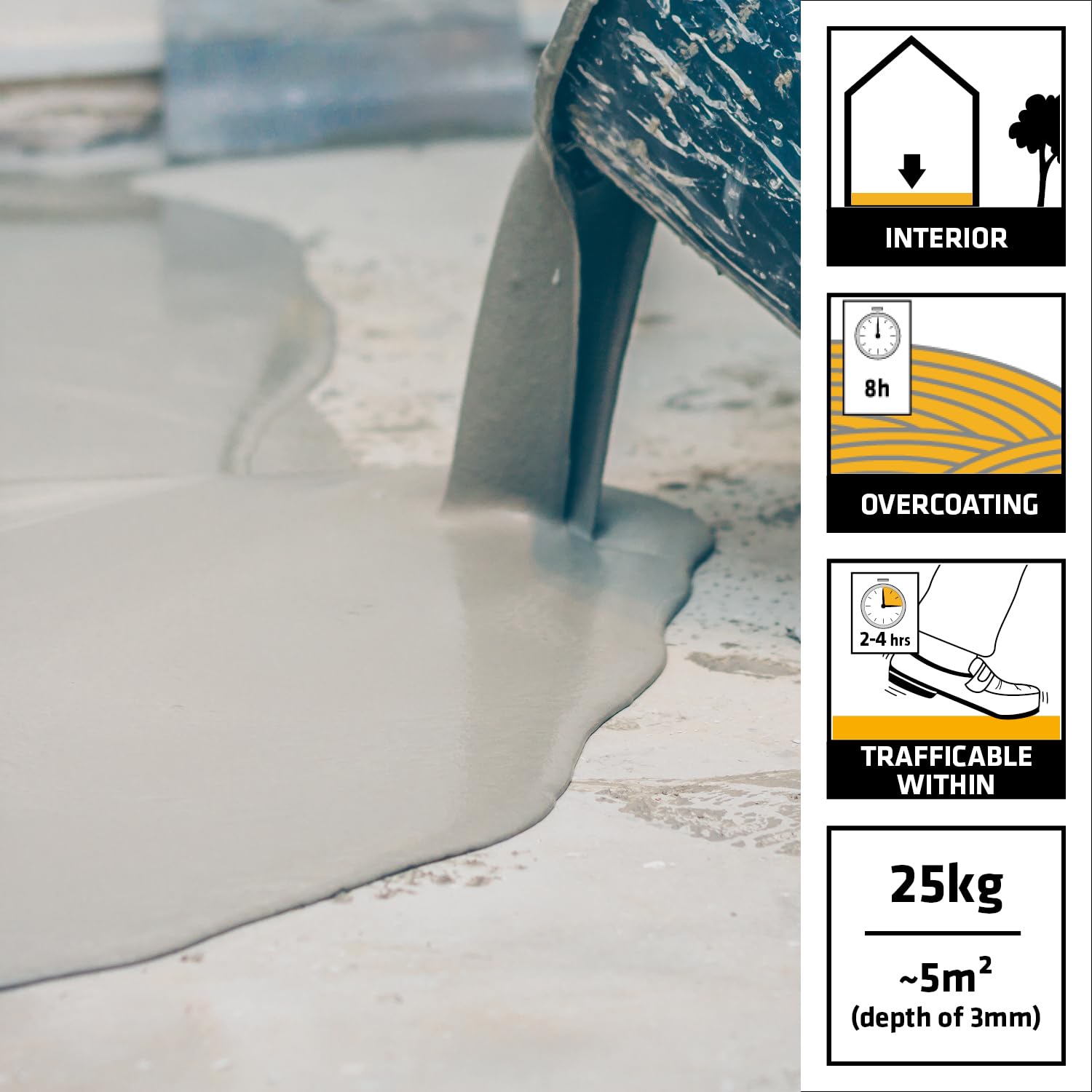 Sikafloor 125 Level Latex Self Levelling Compound – 25kg