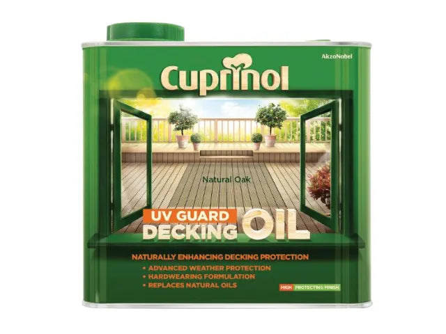 Cuprinol UV Guard Decking Oil & Protector 2.5L