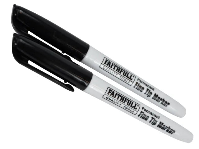 Faithfull Fibre Tip Marker Pens