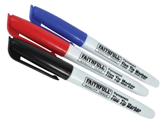 Faithfull Fibre Tip Marker Pens