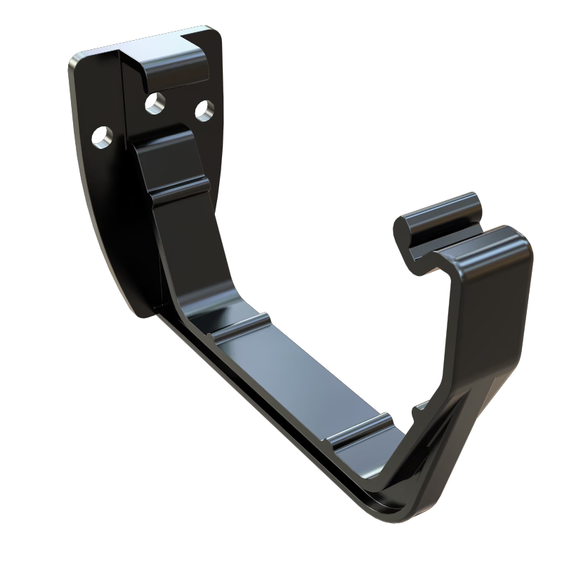 Black Square Gutter Fascia Bracket uPVC – FRS609BL