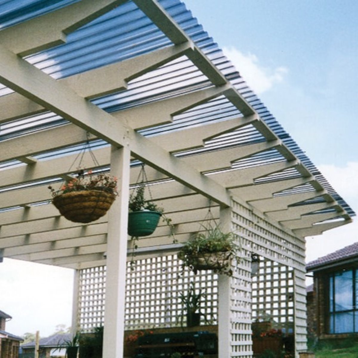 Clear PVC Corrugated Roofing Sheet – 3-ASB Profile – 0.8 mm Thick - Wern-wood